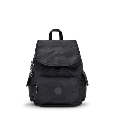 Kipling City Pack Small Black Camo | USKi1216D