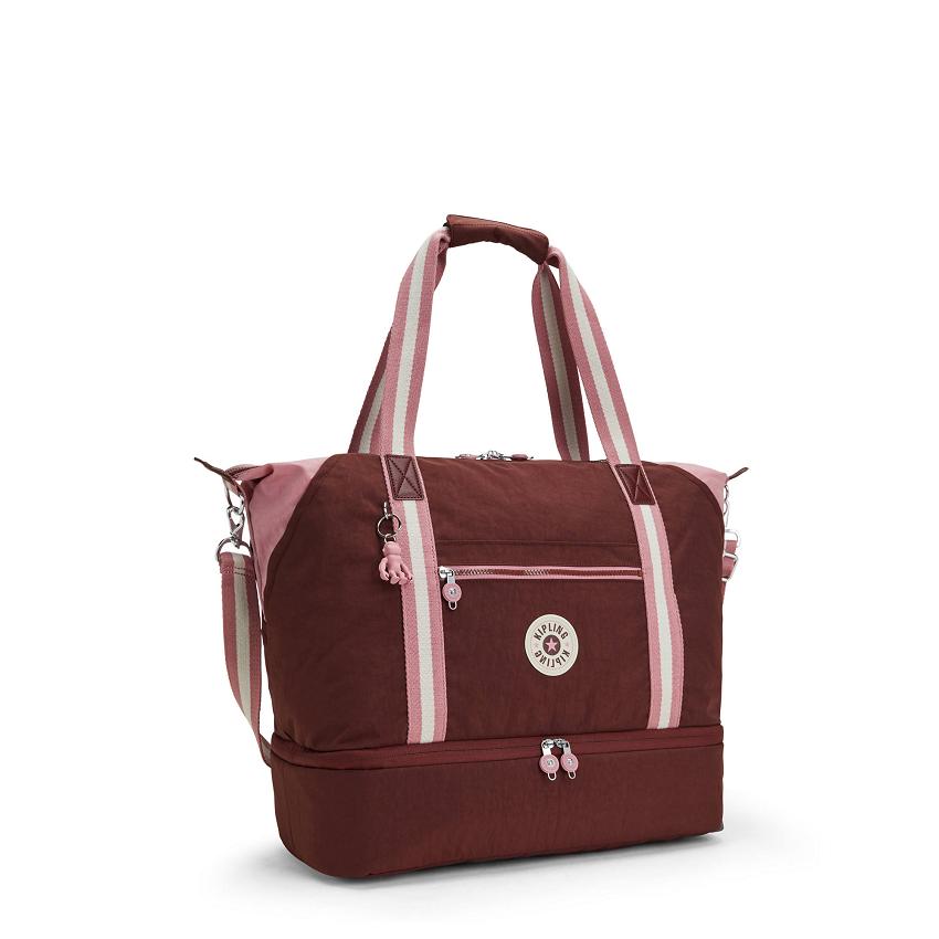 Kipling Art M Weekender Burgundy | USKi2008J