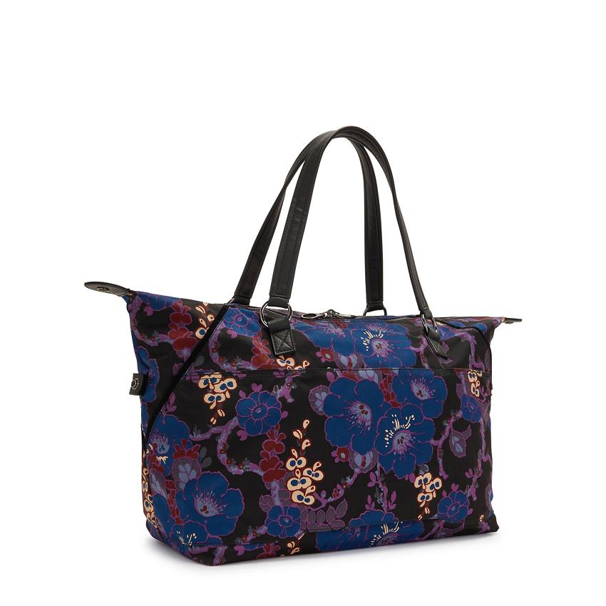 Kipling Art Medium Black Flower | USKi2013V