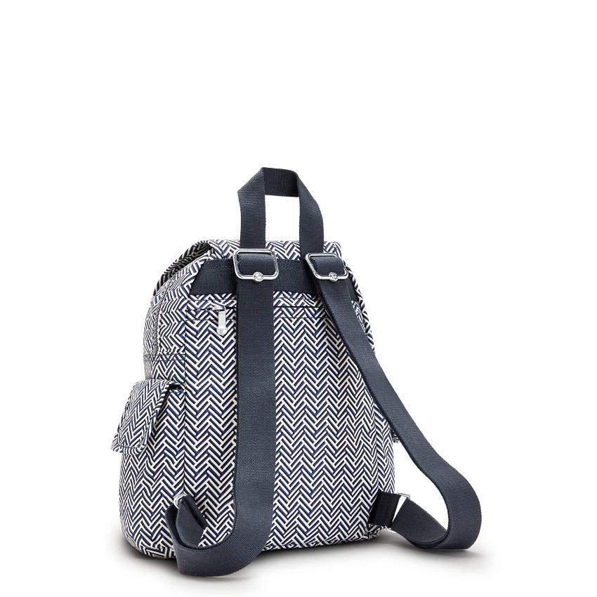 Kipling City Pack Mini Blue white | USKi1208R