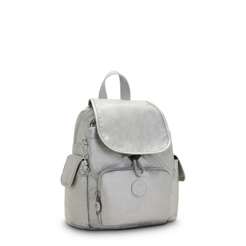 Kipling City Pack Mini Silver | USKi1209T