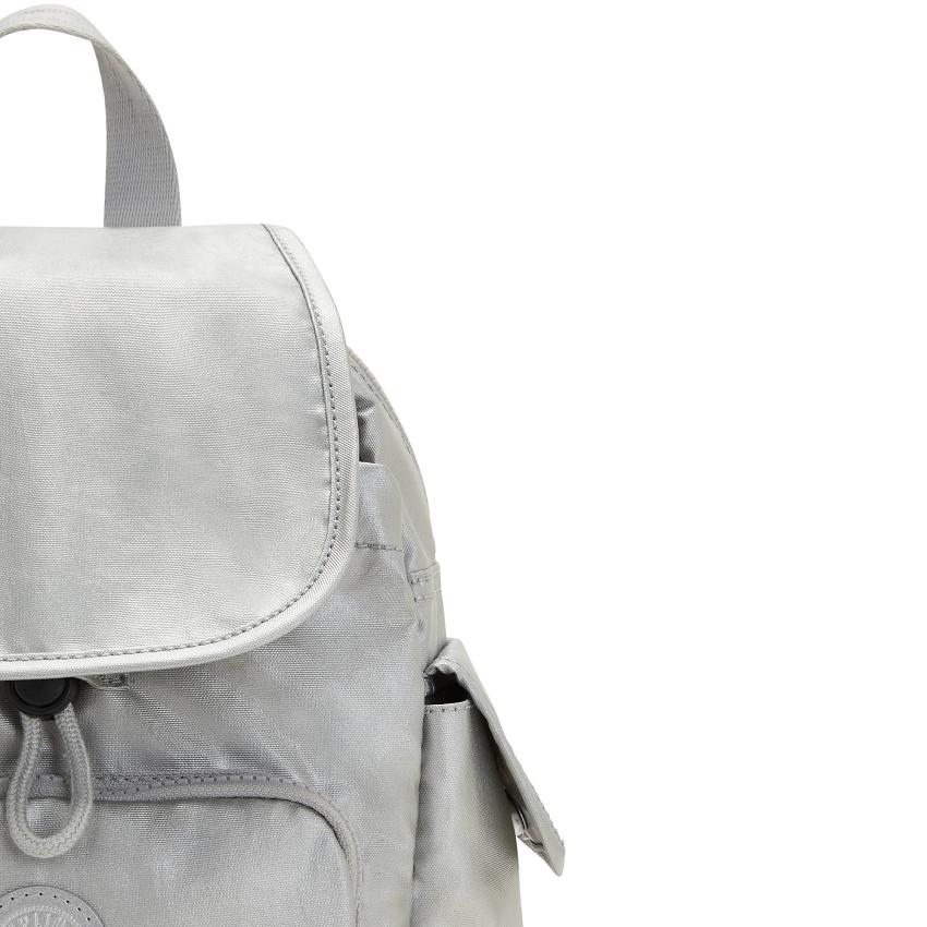 Kipling City Pack Mini Silver | USKi1209T