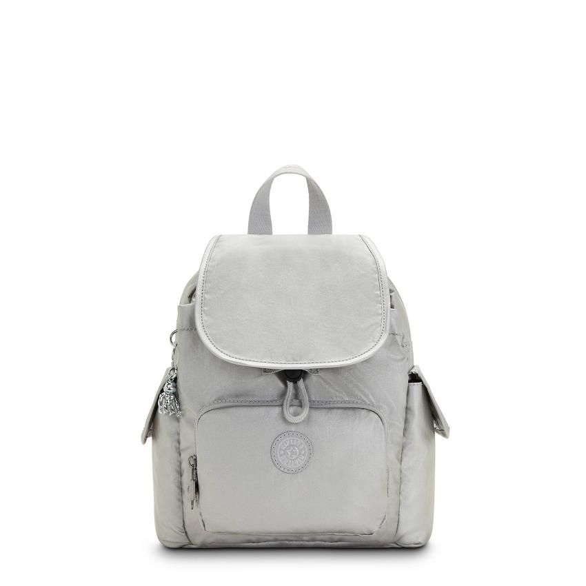 Kipling City Pack Mini Silver | USKi1209T