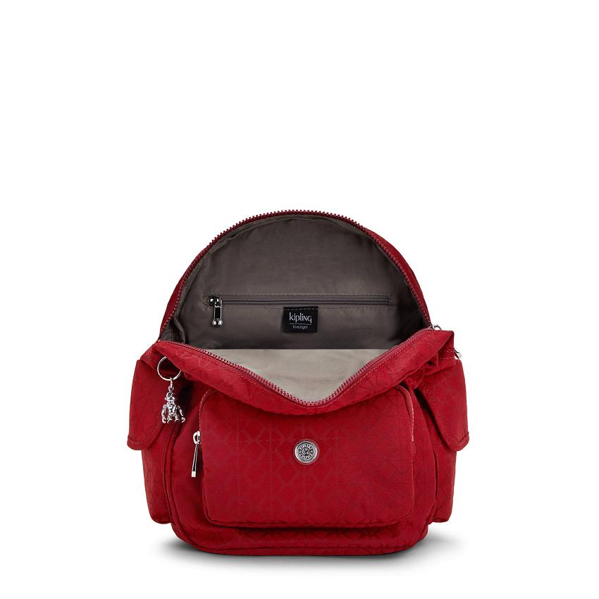 Kipling City Pack Small Red | USKi1236Y