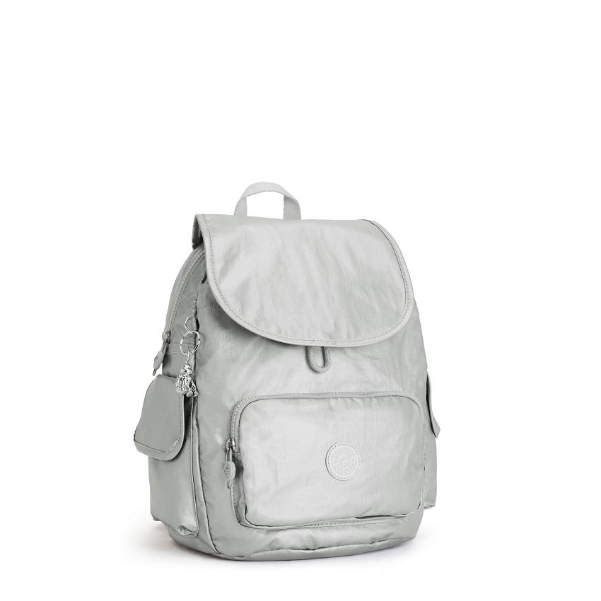 Kipling City Pack Small Silver | USKi1221Z