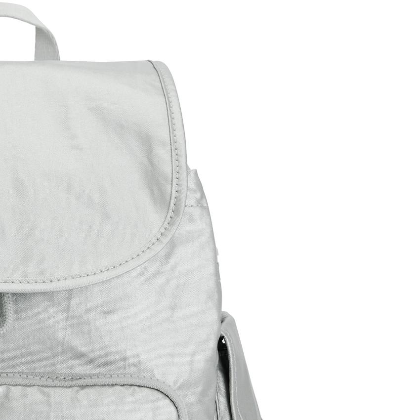 Kipling City Pack Small Silver | USKi1221Z