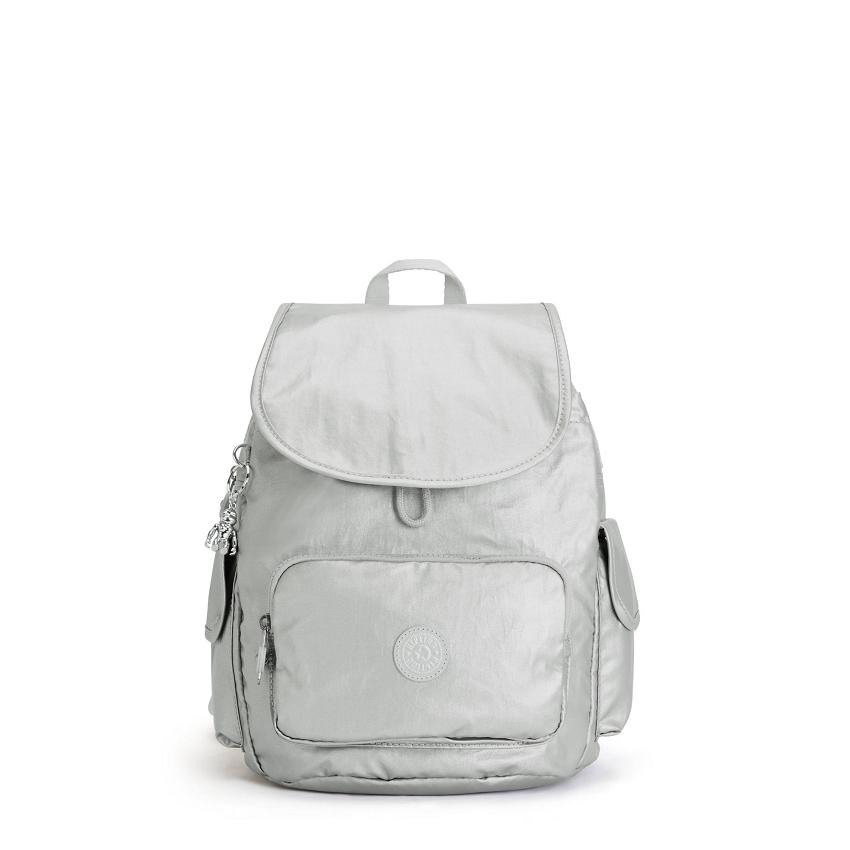 Kipling City Pack Small Silver | USKi1221Z