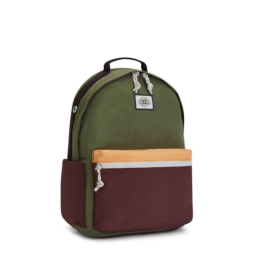 Kipling Damien Large Olive Burgundy | USKi1326I