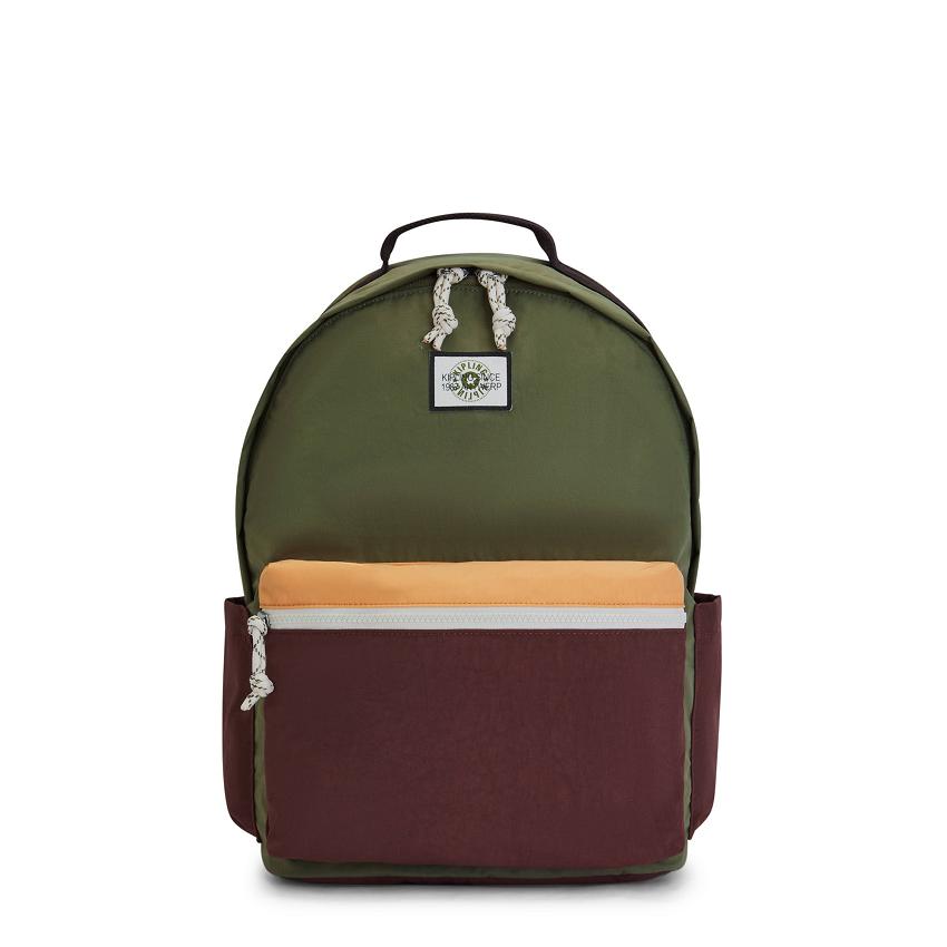 Kipling Damien Large Olive Burgundy | USKi1326I