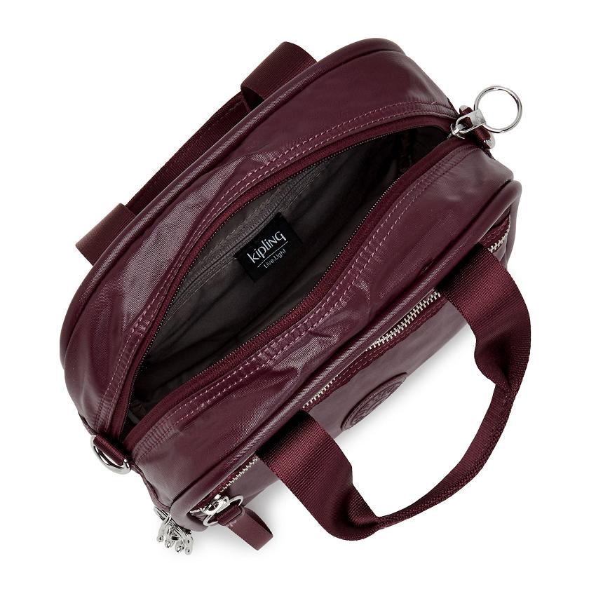 Kipling Hadya Burgundy Metal | USKi1814S