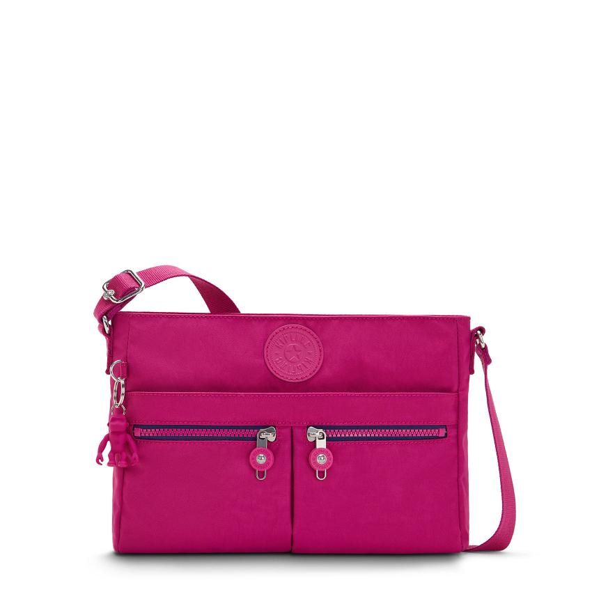 Kipling New Angie Pink Fuchsia | USKi1656D