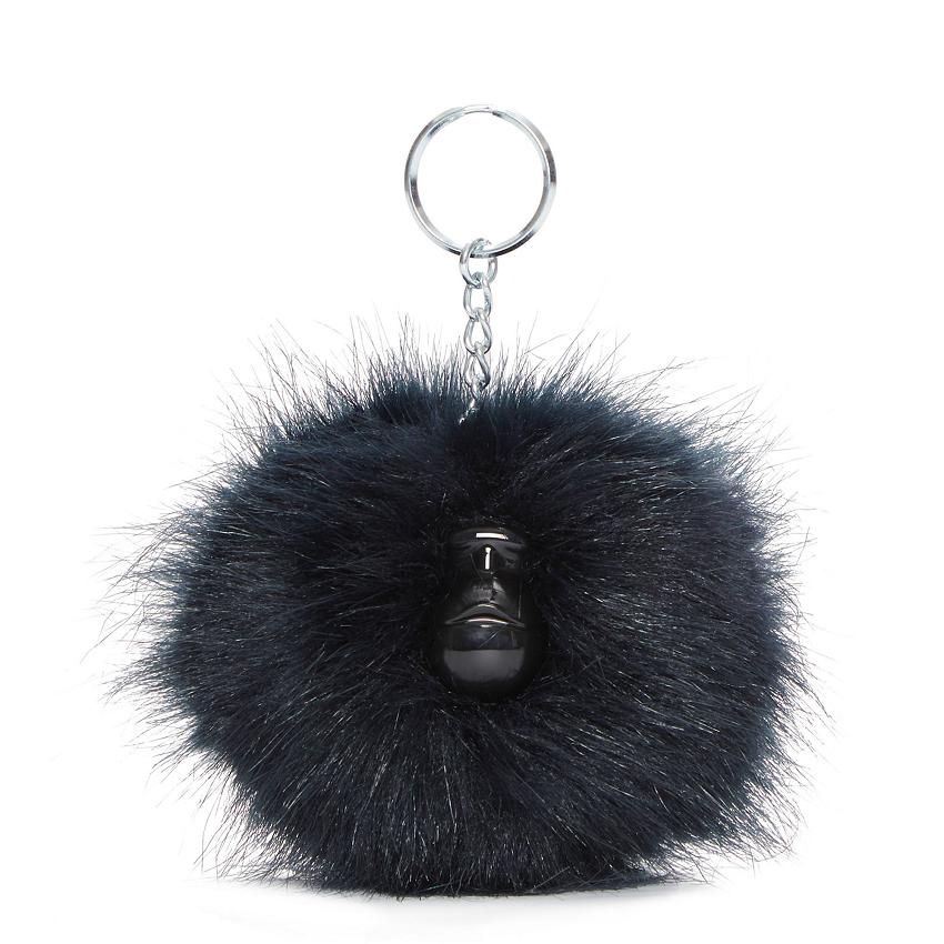 Kipling Pompom Monkey Navy | USKi1028J