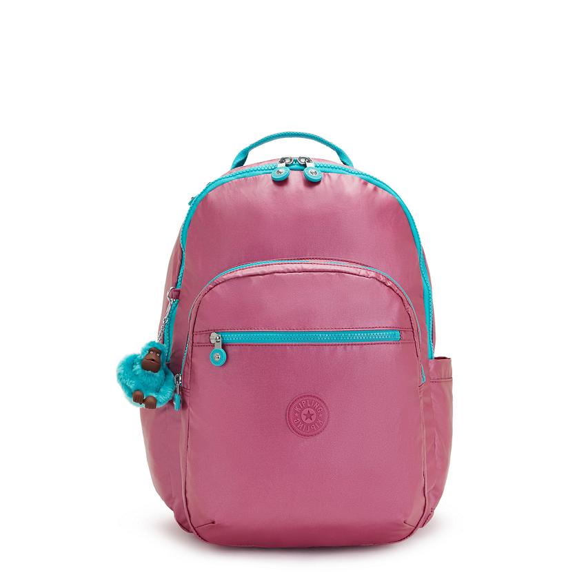 Kipling Seoul Large Pink Metal | USKi2110G